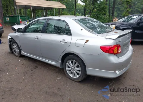 2009 Toyota Corolla S из США, поврежденный, VIN 2T1BU40E49C154844
